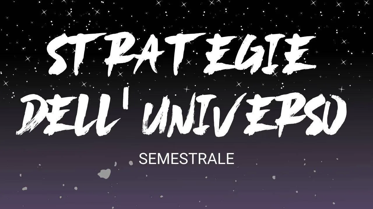 Strategie dell’universo 1.0