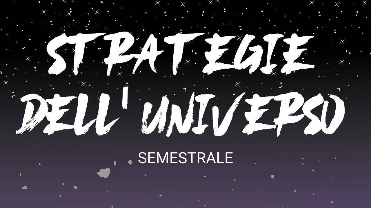 Strategie dell’universo 1.0